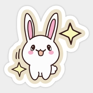 Mini lop lover Cute Bunny drawing Sticker